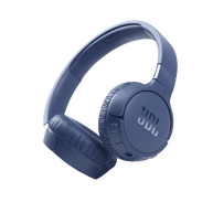 JBL Tune 660NC - Blue - Wireless, on-ear, active noise-cancelling headphones. - Hero